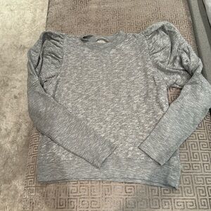 Ulla Johnson gray puff sleeve sweatshirt size S